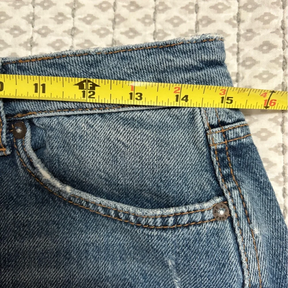 We the Free Denim Button-Up‎ Skirt Size 28 EUC